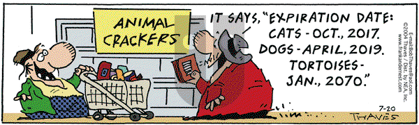 Frank and Ernest on Tuesday July 20, 2004 Comic Strip