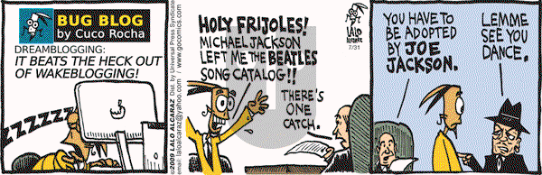 La Cucaracha on Friday July 31, 2009 Comic Strip