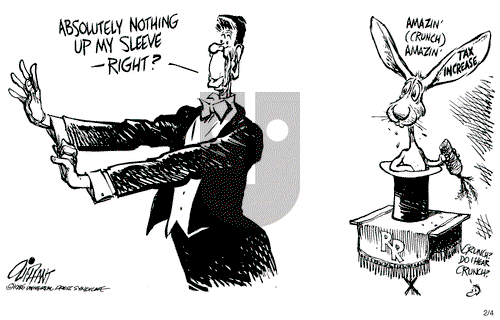 Pat Oliphant on Tuesday February 4, 1986 Comic Strip