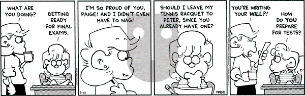 FoxTrot on Monday May 10, 2004 Comic Strip