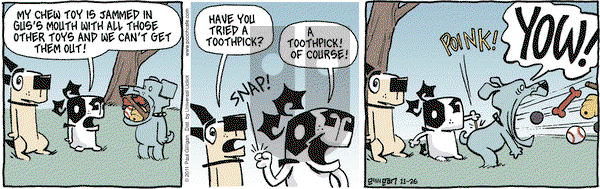 Pooch Cafe on Saturday November 26, 2011 Comic Strip