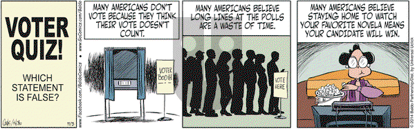 Baldo on Monday November 3, 2014 Comic Strip