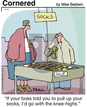 Cornered on Monday September 10, 2018 Comic Strip