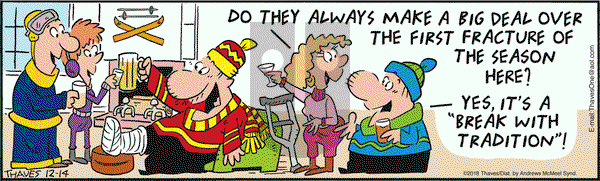 Frank and Ernest on Friday December 14, 2018 Comic Strip
