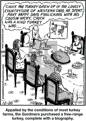 Close to Home on Saturday December 20, 2003 Comic Strip