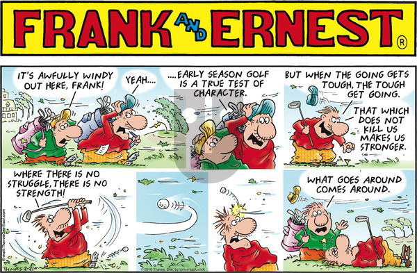 Frank and Ernest on Sunday February 21, 2016 Comic Strip