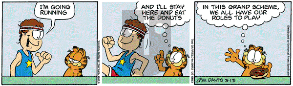 Garfield - Thursday March 13, 2008 Comic Strip