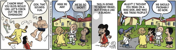 Alley Oop - Thursday January 21, 2021 Comic Strip