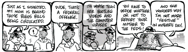 JumpStart on Friday September 21, 2001 Comic Strip