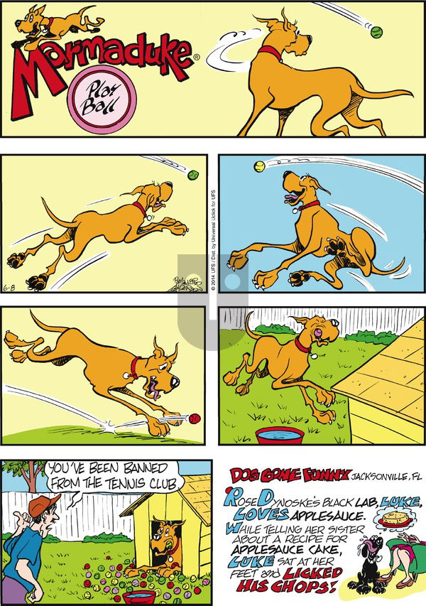 Marmaduke on Sunday June 8, 2014 Comic Strip