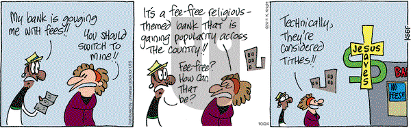 The Knight Life on Monday October 24, 2011 Comic Strip