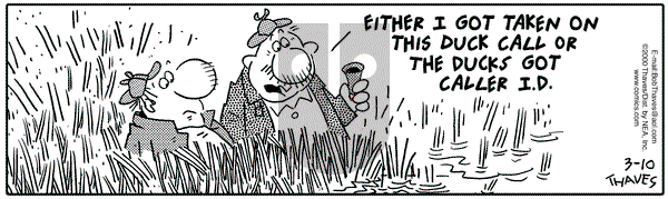 Frank and Ernest on Friday March 10, 2000 Comic Strip