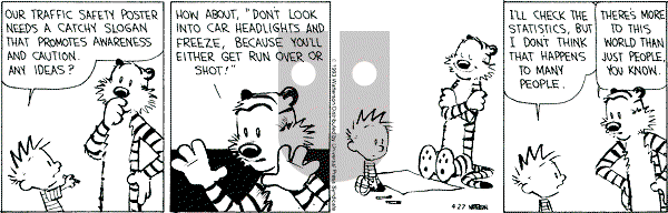 Calvin and Hobbes - Tuesday April 27, 1993 Comic Strip