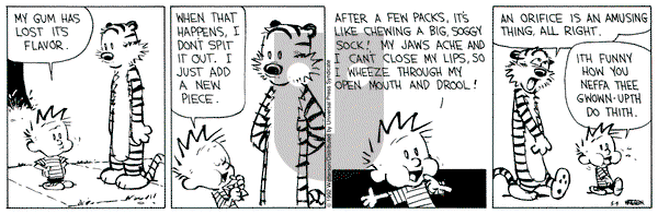 Calvin and Hobbes on Monday May 4, 1992 Comic Strip