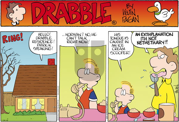 Drabble on Sunday January 24, 2010 Comic Strip
