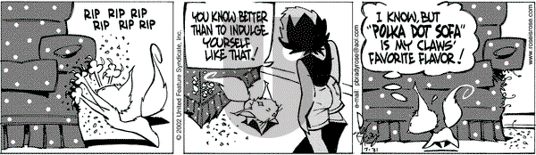 Rose is Rose on Wednesday July 31, 2002 Comic Strip