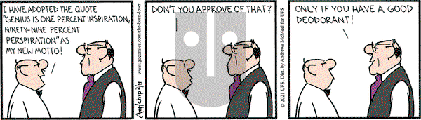 The Born Loser on Monday February 8, 2021 Comic Strip