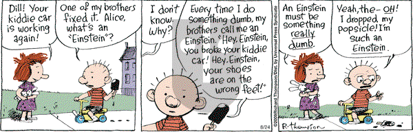 Cul de Sac on Monday August 24, 2009 Comic Strip
