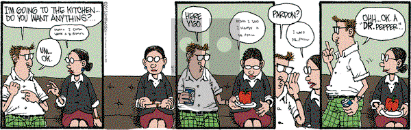 Monty on Tuesday April 7, 2015 Comic Strip