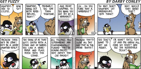 Get Fuzzy on Sunday March 16, 2025 Comic Strip
