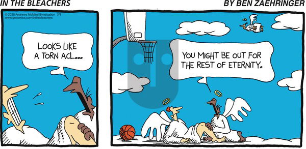 In the Bleachers on Sunday February 9, 2020 Comic Strip