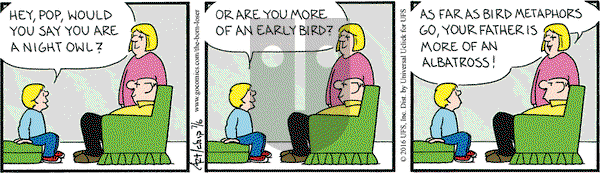The Born Loser on Wednesday July 6, 2016 Comic Strip