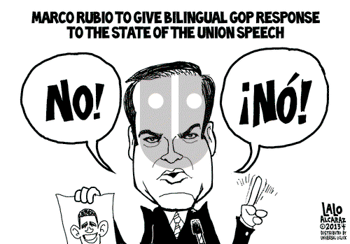 Lalo Alcaraz on Thursday February 7, 2013 Comic Strip