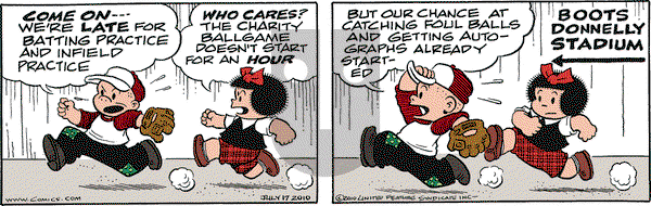Nancy on Saturday July 17, 2010 Comic Strip