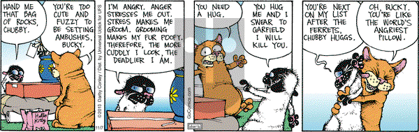 Get Fuzzy on Thursday November 7, 2013 Comic Strip