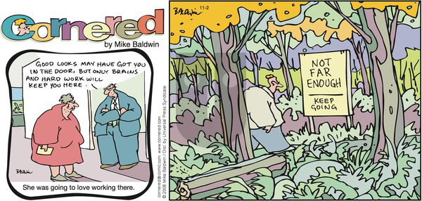 Cornered on Friday November 21, 2008 Comic Strip