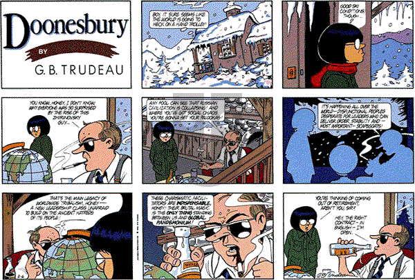 Doonesbury on Sunday February 6, 1994 Comic Strip