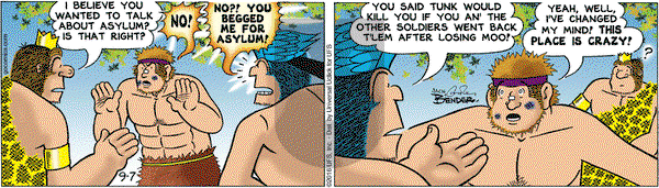 Alley Oop on Wednesday September 7, 2016 Comic Strip