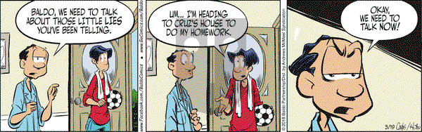 Baldo on Monday March 19, 2018 Comic Strip