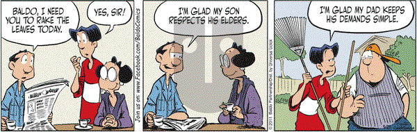 Baldo on Tuesday September 27, 2011 Comic Strip