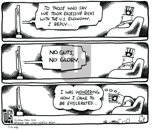 Tom Toles on Monday July 21, 2008 Comic Strip