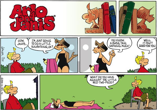 Arlo and Janis on Sunday July 23, 2006 Comic Strip