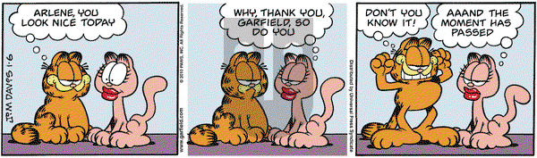Garfield on Wednesday January 6, 2010 Comic Strip