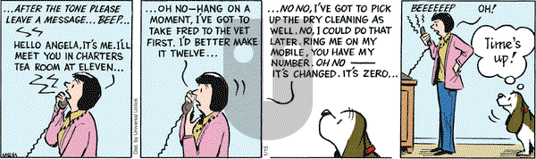 Fred Basset on Saturday January 15, 2011 Comic Strip