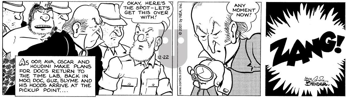 Alley Oop - Saturday December 22, 2001 Comic Strip