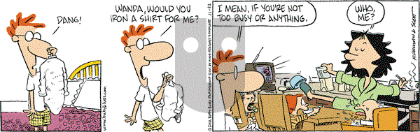 Baby Blues on Thursday November 22, 2012 Comic Strip