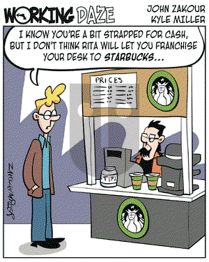 Working Daze on Thursday March 16, 2006 Comic Strip