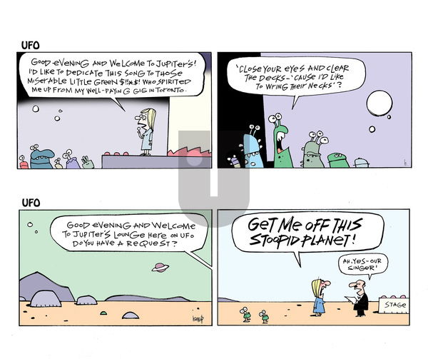 UFO on Saturday March 8, 2025 Comic Strip