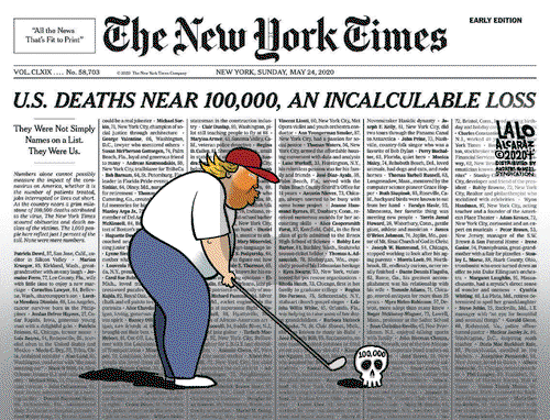 Lalo Alcaraz on Monday May 25, 2020 Comic Strip