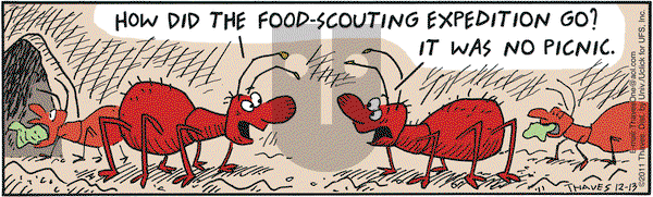 Frank and Ernest - Tuesday December 13, 2011 Comic Strip