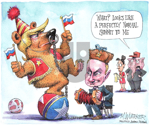 Matt Wuerker on Monday July 16, 2018 Comic Strip