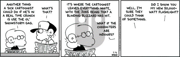 FoxTrot on Thursday February 16, 2006 Comic Strip