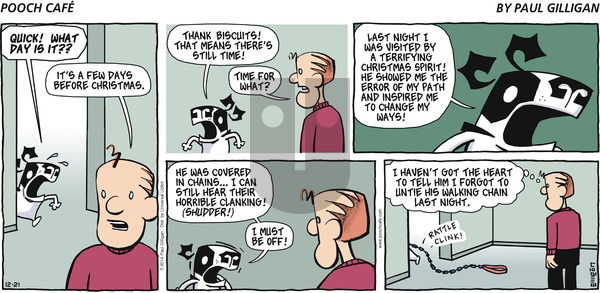 Pooch Cafe - Sunday December 21, 2014 Comic Strip