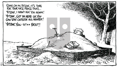 Pat Oliphant on Thursday November 28, 1991 Comic Strip