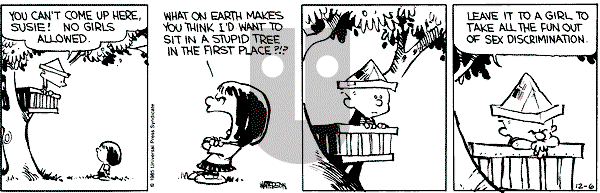 Calvin and Hobbes - Friday December 6, 1985 Comic Strip