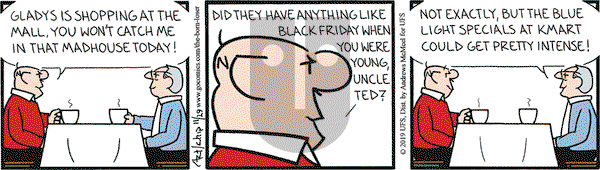 The Born Loser on Friday November 29, 2019 Comic Strip